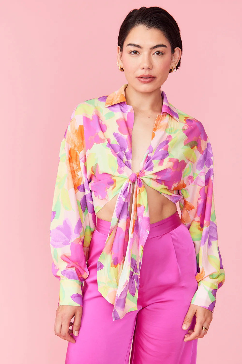 Sustainable Rose Petal Fibre Blouse