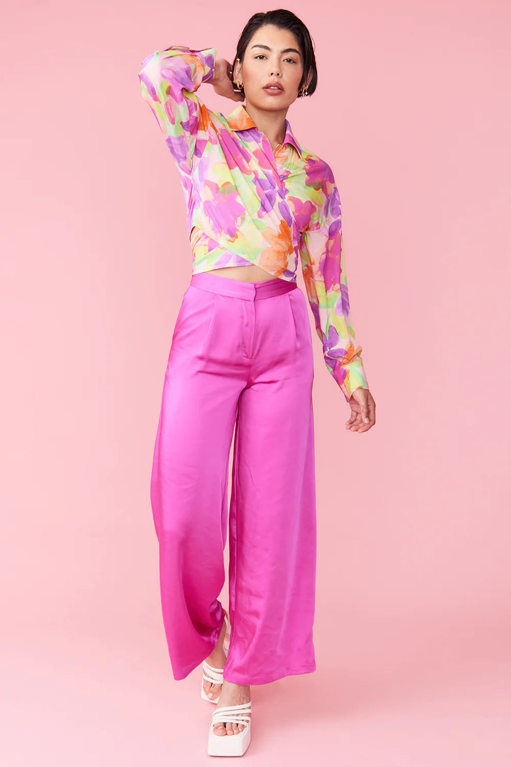 Sustainable Rose Petal Fibre Blouse