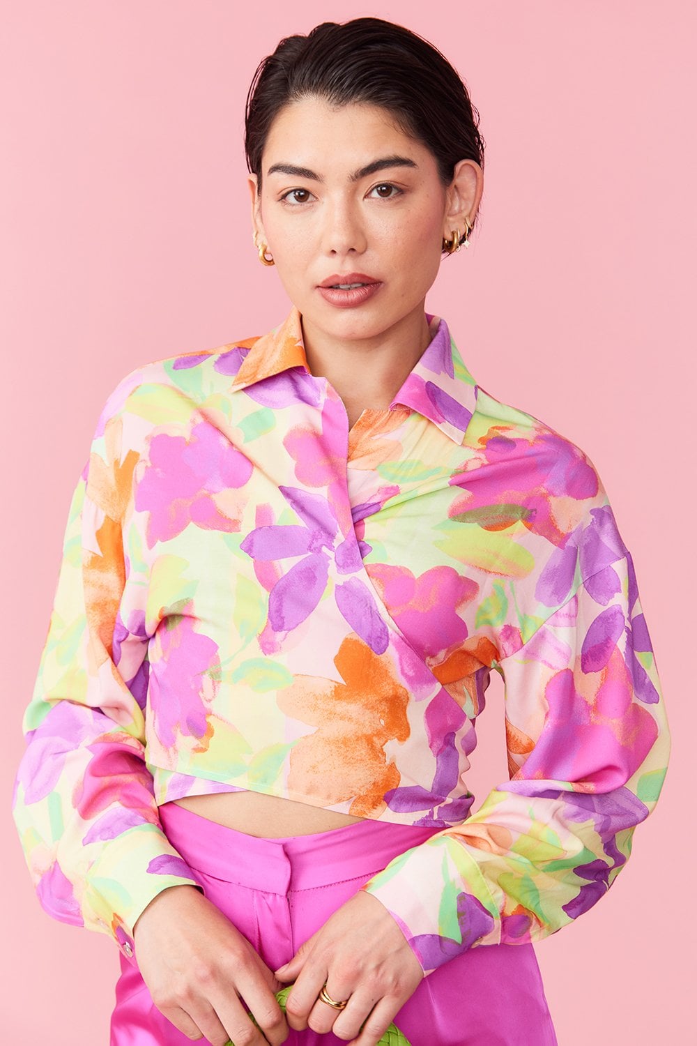 Sustainable Rose Petal Fibre Blouse