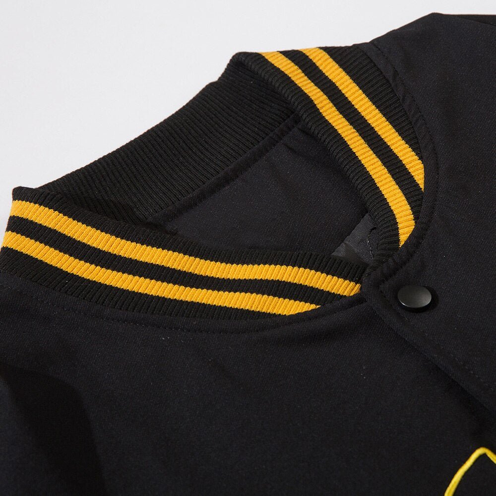 Baseball Jacket Men Letter Embroidery Single Breasted Oversize Fashion College Style Bomber Coats Men Streetwear Spring