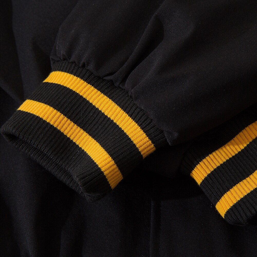 Baseball Jacket Men Letter Embroidery Single Breasted Oversize Fashion College Style Bomber Coats Men Streetwear Spring