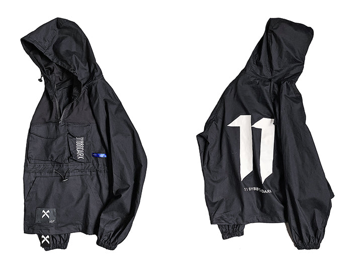 Hip Hop Men Cargo Jackes Autumn Fashion Casual Pullover Streetwear Harajuku Multi Pockets Male Coats Jacket